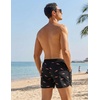 image:imageCOOFANDY Mens Swim Trunks Quick Dry Swimsuit Color Block Board Short Bathing Suit Swimwear with Mesh LinerP Pink Shark