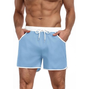 image:imageCOOFANDY Mens Swim Trunks Quick Dry Swimsuit Color Block Board Short Bathing Suit Swimwear with Mesh LinerLight Blue