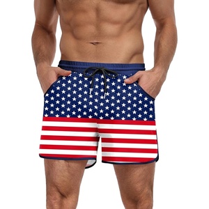 image:imageCOOFANDY Mens Swim Trunks Quick Dry Swimsuit Color Block Board Short Bathing Suit Swimwear with Mesh LinerP American Flag 2