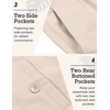 image:imageCOOFANDY Mens Linen Pants Casual Beach Summer Pant Elastic Waist Drawstring Lightweight TrousersBeige