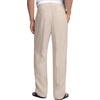image:imageCOOFANDY Mens Linen Pants Casual Beach Summer Pant Elastic Waist Drawstring Lightweight TrousersBeige