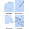 image:imageCOOFANDY Mens Henley TShirts Short Sleeve Casual Button Henley Shirts Band Collar Tee Summer Beach Hippie Shirts