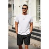 image:imageCOOFANDY Mens T Shirt Short Sleeve Classic Crew Neck TShirt Casual Summer Basic Tee ShirtsWhite