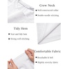 image:imageCOOFANDY Mens T Shirt Short Sleeve Classic Crew Neck TShirt Casual Summer Basic Tee ShirtsWhite