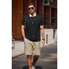 image:imageCOOFANDY Mens T Shirt Short Sleeve Classic Crew Neck TShirt Casual Summer Basic Tee ShirtsYblackDark Gray2 Pack