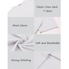 image:imageCOOFANDY Mens T Shirt Short Sleeve Classic Crew Neck TShirt Casual Summer Basic Tee ShirtsYblackWhite2 Pack