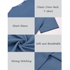 image:imageCOOFANDY Mens T Shirt Short Sleeve Classic Crew Neck TShirt Casual Summer Basic Tee ShirtsYblackWhiteBlue3 Pack