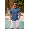 image:imageCOOFANDY Mens T Shirt Short Sleeve Classic Crew Neck TShirt Casual Summer Basic Tee ShirtsYblackWhiteBlue3 Pack