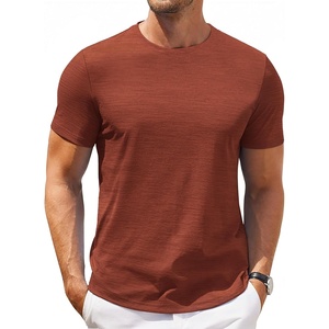 image:imageCOOFANDY Mens T Shirt Short Sleeve Classic Crew Neck TShirt Casual Summer Basic Tee ShirtsCaramel
