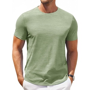 image:imageCOOFANDY Mens T Shirt Short Sleeve Classic Crew Neck TShirt Casual Summer Basic Tee ShirtsLight Green