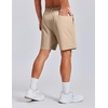 image:imageCOOFANDY Mens 7 Inch Classic Fit Golf Shorts Lightweight Stretch Quick Dry Hiking Short UPF50Dark Khaki