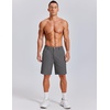 image:imageCOOFANDY Mens 7 Inch Classic Fit Golf Shorts Lightweight Stretch Quick Dry Hiking Short UPF50Grey