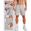 image:imageCOOFANDY Mens 7 Inch Classic Fit Golf Shorts Lightweight Stretch Quick Dry Hiking Short UPF50Khaki