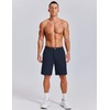 image:imageCOOFANDY Mens 7 Inch Classic Fit Golf Shorts Lightweight Stretch Quick Dry Hiking Short UPF50Navy Blue