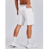 image:imageCOOFANDY Mens 7 Inch Classic Fit Golf Shorts Lightweight Stretch Quick Dry Hiking Short UPF50White