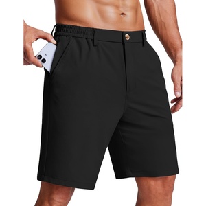 image:imageCOOFANDY Mens 7 Inch Classic Fit Golf Shorts Lightweight Stretch Quick Dry Hiking Short UPF50All Black