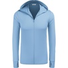 image:imageCOOFANDY FullZip Mens Lightweight Hoodie UPF 50  Breathable Sun Protection Jacket with Pockets for Golf Fishing HikingBlue