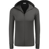 image:imageCOOFANDY FullZip Mens Lightweight Hoodie UPF 50  Breathable Sun Protection Jacket with Pockets for Golf Fishing HikingDark Grey
