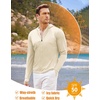 image:imageCOOFANDY FullZip Mens Lightweight Hoodie UPF 50  Breathable Sun Protection Jacket with Pockets for Golf Fishing HikingLight Coffee