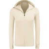 image:imageCOOFANDY FullZip Mens Lightweight Hoodie UPF 50  Breathable Sun Protection Jacket with Pockets for Golf Fishing HikingLight Coffee