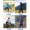 image:imageCOOFANDY FullZip Mens Lightweight Hoodie UPF 50  Breathable Sun Protection Jacket with Pockets for Golf Fishing HikingWhite
