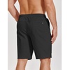 image:imageCOOFANDY Mens Casual Shorts Cotton Drawstring Elastic Waist Lightweight 9 Chino Golf Shorts Summer Beach ShortsBlack