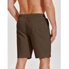 image:imageCOOFANDY Mens Casual Shorts Cotton Drawstring Elastic Waist Lightweight 9 Chino Golf Shorts Summer Beach ShortsBrown