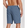 image:imageCOOFANDY Mens Casual Shorts Cotton Drawstring Elastic Waist Lightweight 9 Chino Golf Shorts Summer Beach ShortsDenim Blue
