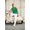 image:imageCOOFANDY Mens Casual Tank Tops Knit V Neck Sleeveless T Shirts 2 Pack Summer Beach Lightweight Muscle TeeIce Green