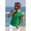 image:imageCOOFANDY Mens Casual Tank Tops Knit V Neck Sleeveless T Shirts 2 Pack Summer Beach Lightweight Muscle TeeIce Green
