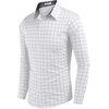 image:imageCOOFANDY Mens Dress Shirt Long Sleeve Casual Button Down Shirt Wrinkle Free Formal Business Shirts02white