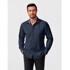 image:imageCOOFANDY Mens Dress Shirt Long Sleeve Casual Button Down Shirt Wrinkle Free Formal Business Shirts03dark Blue Solid