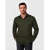 image:imageCOOFANDY Mens Dress Shirt Long Sleeve Casual Button Down Shirt Wrinkle Free Formal Business ShirtsArmy Green