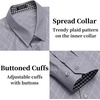 image:imageCOOFANDY Mens Dress Shirt Long Sleeve Casual Button Down Shirt Wrinkle Free Formal Business ShirtsLight Grey
