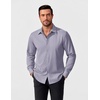 image:imageCOOFANDY Mens Dress Shirt Long Sleeve Casual Button Down Shirt Wrinkle Free Formal Business ShirtsLight Grey
