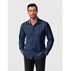image:imageCOOFANDY Mens Dress Shirt Long Sleeve Casual Button Down Shirt Wrinkle Free Formal Business ShirtsNavy Blue Solid