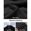 image:imageCOOFANDY Mens Golf Polo Shirts Short Sleeve Quick Dry Moisture Wicking Performance Collared Golf Shirt for MenBlack