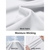image:imageCOOFANDY Mens Golf Polo Shirts Short Sleeve Quick Dry Moisture Wicking Performance Collared Golf Shirt for MenBlackwhitelight Blue