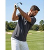 image:imageCOOFANDY Mens Golf Polo Shirts Short Sleeve Quick Dry Moisture Wicking Performance Collared Golf Shirt for MenDark Grey