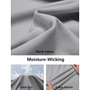 image:imageCOOFANDY Mens Golf Polo Shirts Short Sleeve Quick Dry Moisture Wicking Performance Collared Golf Shirt for MenGrey