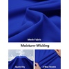 image:imageCOOFANDY Mens Golf Polo Shirts Short Sleeve Quick Dry Moisture Wicking Performance Collared Golf Shirt for MenTrue Blue