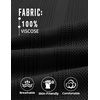 image:imageCOOFANDY Mens Knit Polo Shirts V Neck Textured Polo Shirts Short Sleeve Breathable Polo Casual Collared T Shirt Fashion TopsAll Black