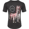 image:imageCOOFANDY Mens Muscle TShirt Pleated Raglan Sleeve Bodybuilding Gym Tee Short Sleeve Fashion Workout Shirts Hipster ShirtIndependence Day Seriesgrey