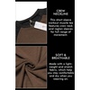 image:imageCOOFANDY Mens Muscle TShirt Pleated Raglan Sleeve Bodybuilding Gym Tee Short Sleeve Fashion Workout Shirts Hipster ShirtPattern3 Brown  Black
