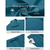image:imageCOOFANDY Mens Summer Beach Outfits 2 Piece Short Sets Shirts and Shorts Vacation Texture Linen Sets for MenLake Green