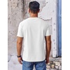 image:imageCOOFANDY Mens T Shirt Short Sleeve Crew Neck TShirt Casual Summer Classic Basic Tee Shirts01white