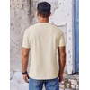 image:imageCOOFANDY Mens T Shirt Short Sleeve Crew Neck TShirt Casual Summer Classic Basic Tee Shirts02beige