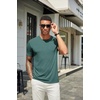 image:imageCOOFANDY Mens T Shirts Short Sleeve Soft Crew Neck Lightweight Tee Shirts Casual Summer Basic TopsGreen