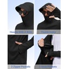 image:imageCOOFANDY Mens UPF 50 Sun Protection Hoodie Zip Up Lightweight UV Jacket Long Sleeve Sun Shirt Running Fishing Hiking OutdoorBlack