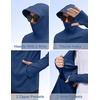 image:imageCOOFANDY Mens UPF 50 Sun Protection Hoodie Zip Up Lightweight UV Jacket Long Sleeve Sun Shirt Running Fishing Hiking OutdoorDark Blue